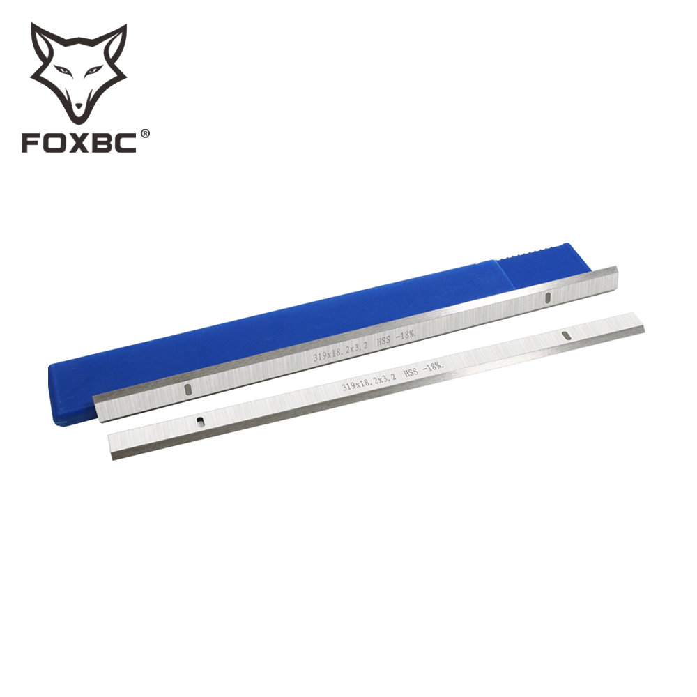 FOXBC 319mm Planer blades for Mophorn mb1931 emb1931 Woodworking Tool Parts MTPB319D Thickness Planer Blade 2PCS