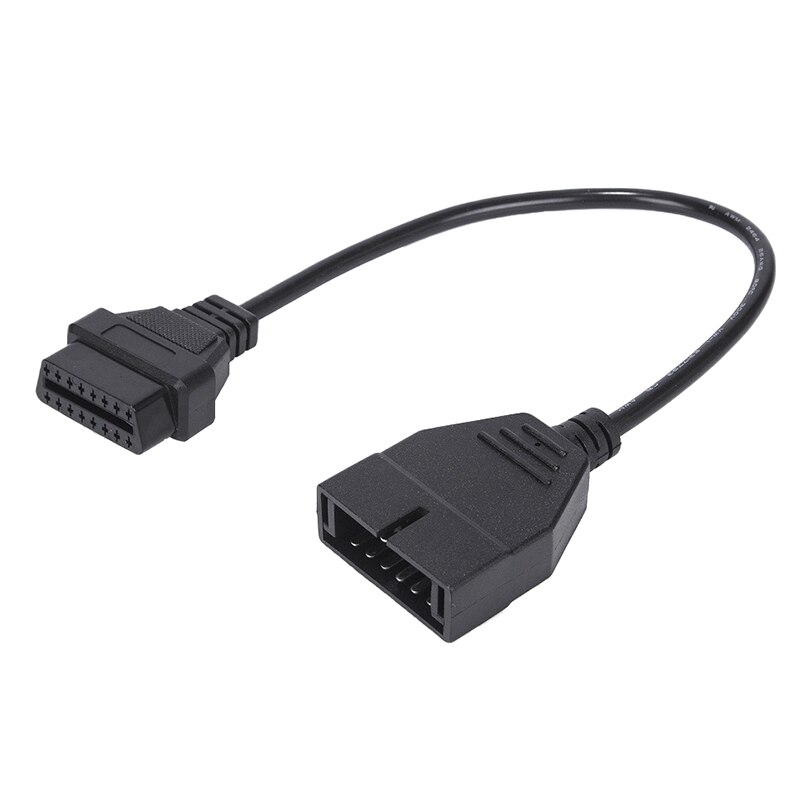 Car Diagnostic Tool OBD2 Connector Adapter for Gm 12 Pin to OBD2 16 Pin Cable Auto Scanner Adapter: Default Title