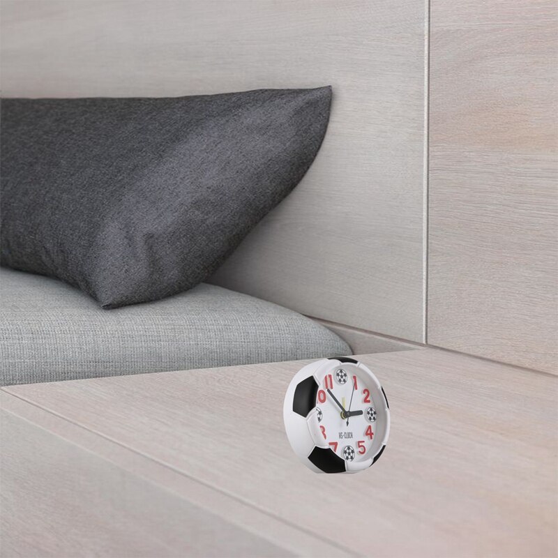 NEUE-Kreative FußBall Wecker Schreibtisch Wecker Schüler Schreibtisch wecker Runde wecker digitale tisch uhr Digital