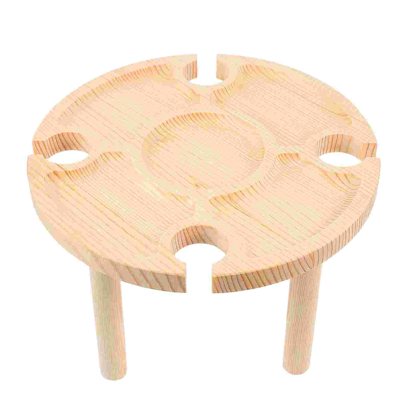 1Pc Outdoor Table Useful Beach Party Table Stable Snacks Food Serving Table