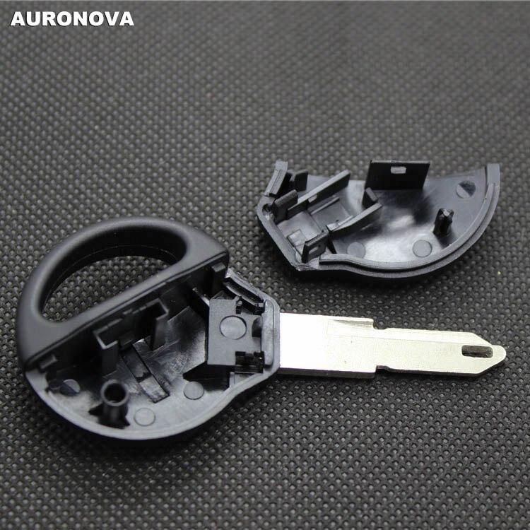 AURONOVA for Peugeot 206 Replace Original Car Emergency Key Shell With Uncut 206 Blade