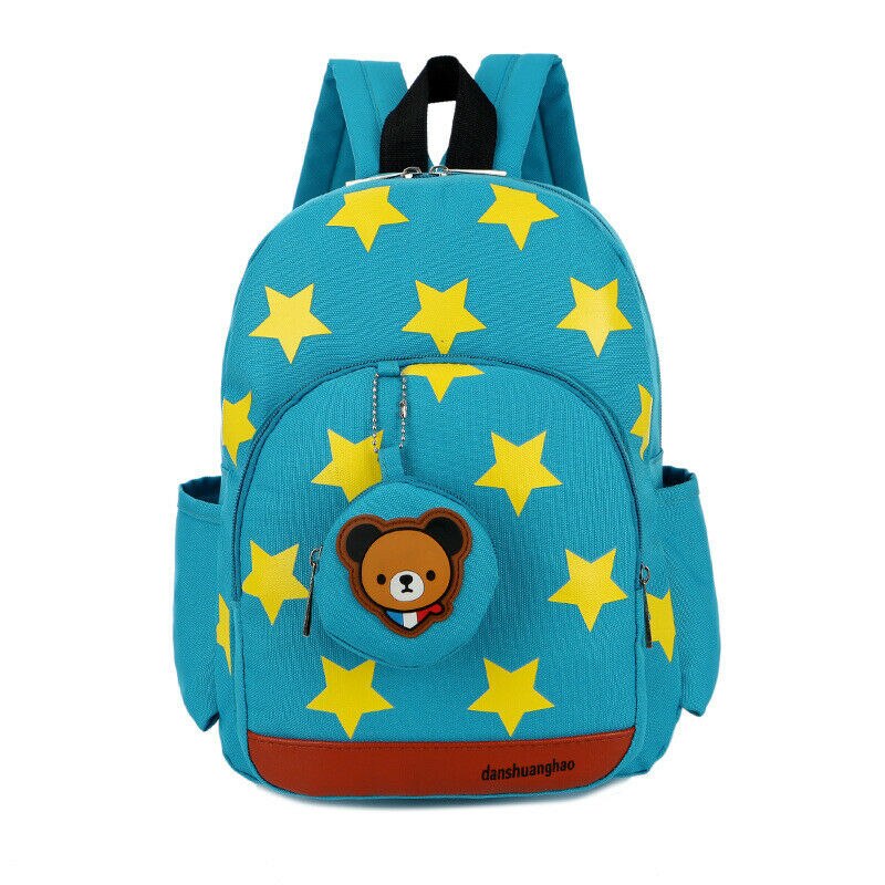 2019 novo saco de escola do berçário da criança estrelas mochila do jardim de infância leve reino unido