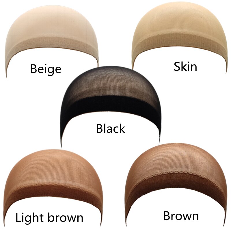 Lainrrew 6 X Elastische Perückenkappen Aus Spandex – Unsichtbare Haarnetze Für Perücken, Cosplay & Alltag (schwarz)