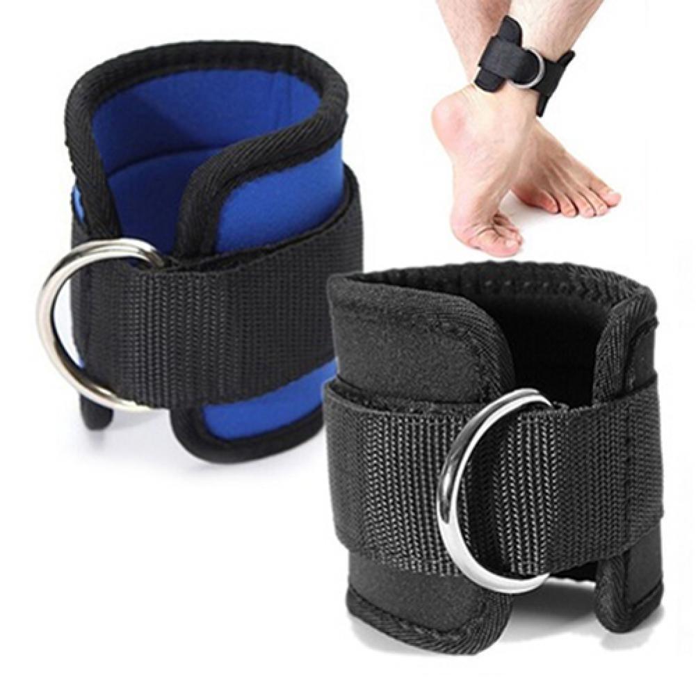 Correas de tobillo de anillo en D ajustables, accesorio de varios cables de gimnasio, polea de muslo para pierna, ejercicio, soporte de pie, Protector de tobillo, 1 ud.,
