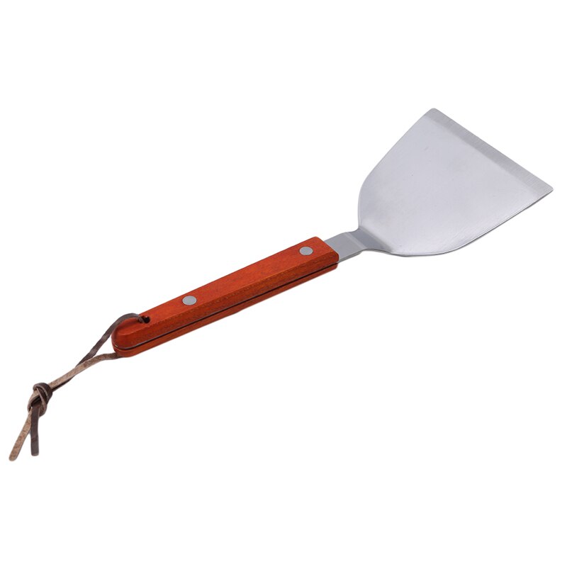 God rustfri stål pizza skovl metal pizza skræl skovl med træ håndtag kage pandekage tærte padle bagning hjemmeværktøj: Default Title