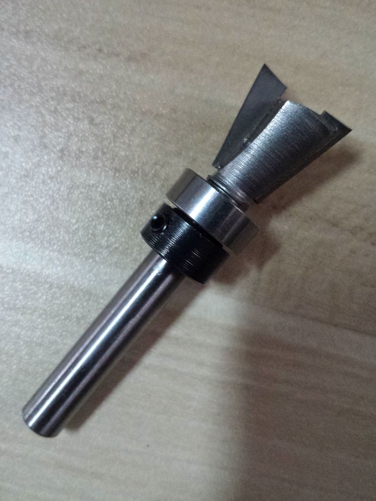 1/4 "Degree Carbide Zwaluwstaart Gezamenlijke Router Bit Met Lager Houtbewerking Etsen Frezen Voor Hout Snijder