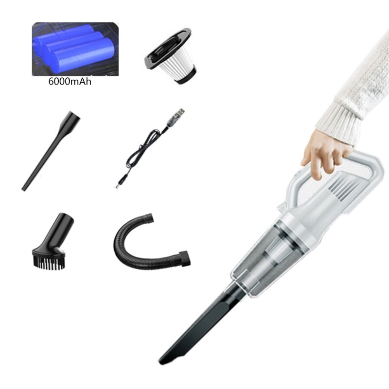 Handheld Cordless Vacuum Cleaner High-power Strong Suction Rechargeable Multiuse: Upgrade
