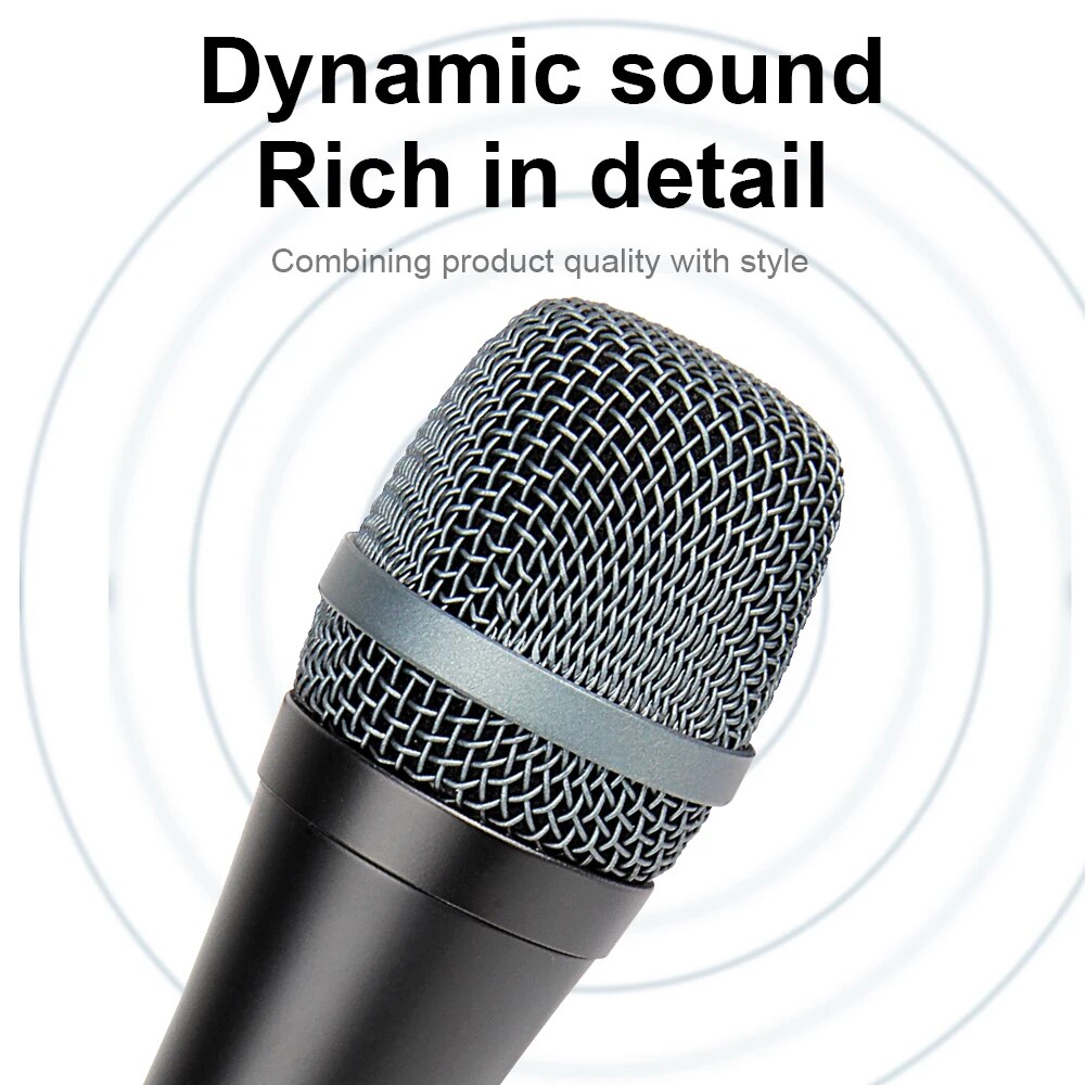 E945 Bedrade microfoon Dynamische instrumentmicrofoon Professionele Veelzijdigheid voor live optredens en opnemen