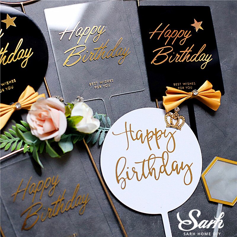 Fer fleur décoration de gâteau Sika cerf décorations joyeux anniversaire fête pour bébé douche anniversaire fournitures