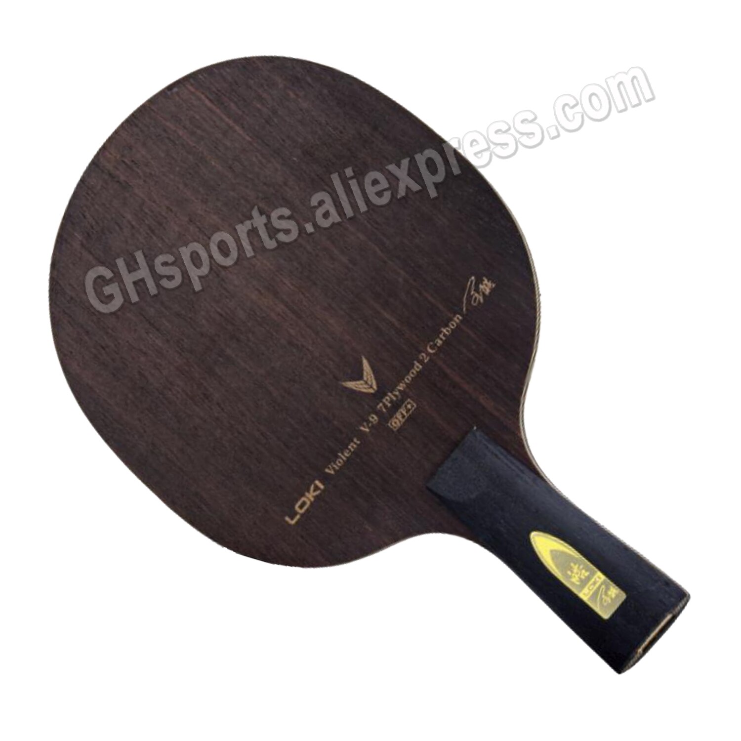 LOKI Violent 9 V9 Table Tennis Blade Racket (7+2 Ebony Carbon) Original LOKI WANG HAO V-9 Ping Pong Bat Paddle