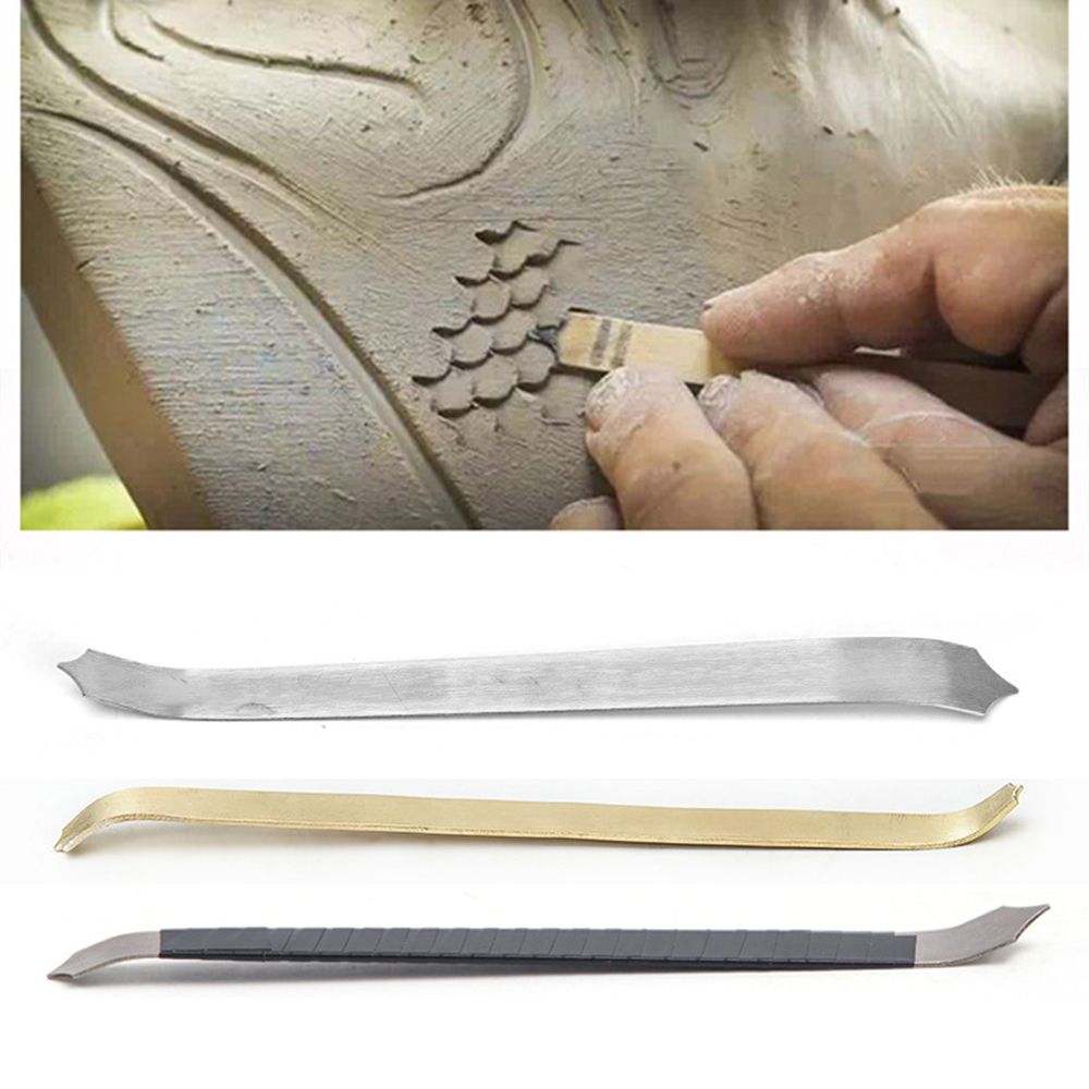 Herramienta de arcilla para amasar a mano, herramienta de cerámica artesanal, fabricante de escamas de pescado, hoja de modelado de textura de dragón