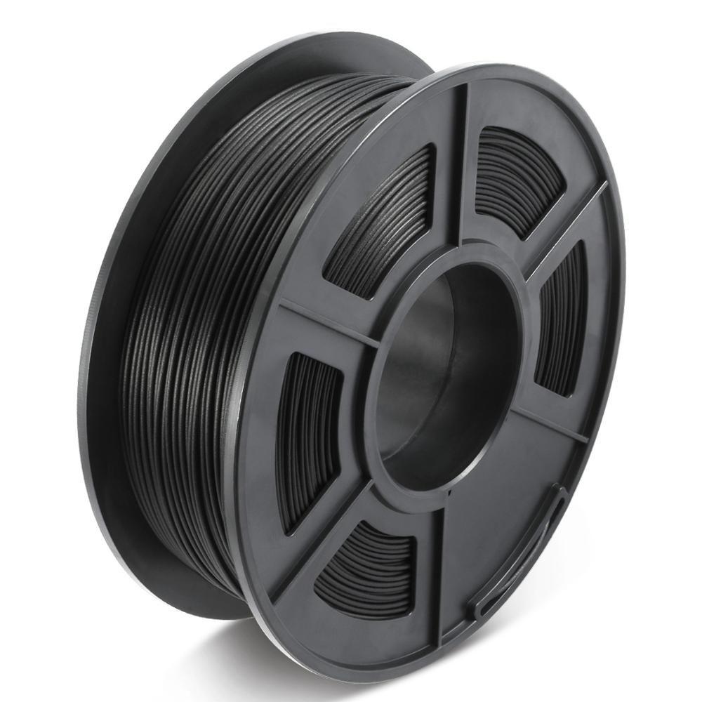 3 rotoli di SPLA 1.75 millimetri Filament 3kg/6.6lbs in bianco e nero grigio Vuoto Misura La Maggior Parte FDM 3D stampante con la nave veloce e di Alta Qualità.: SPLA-Black