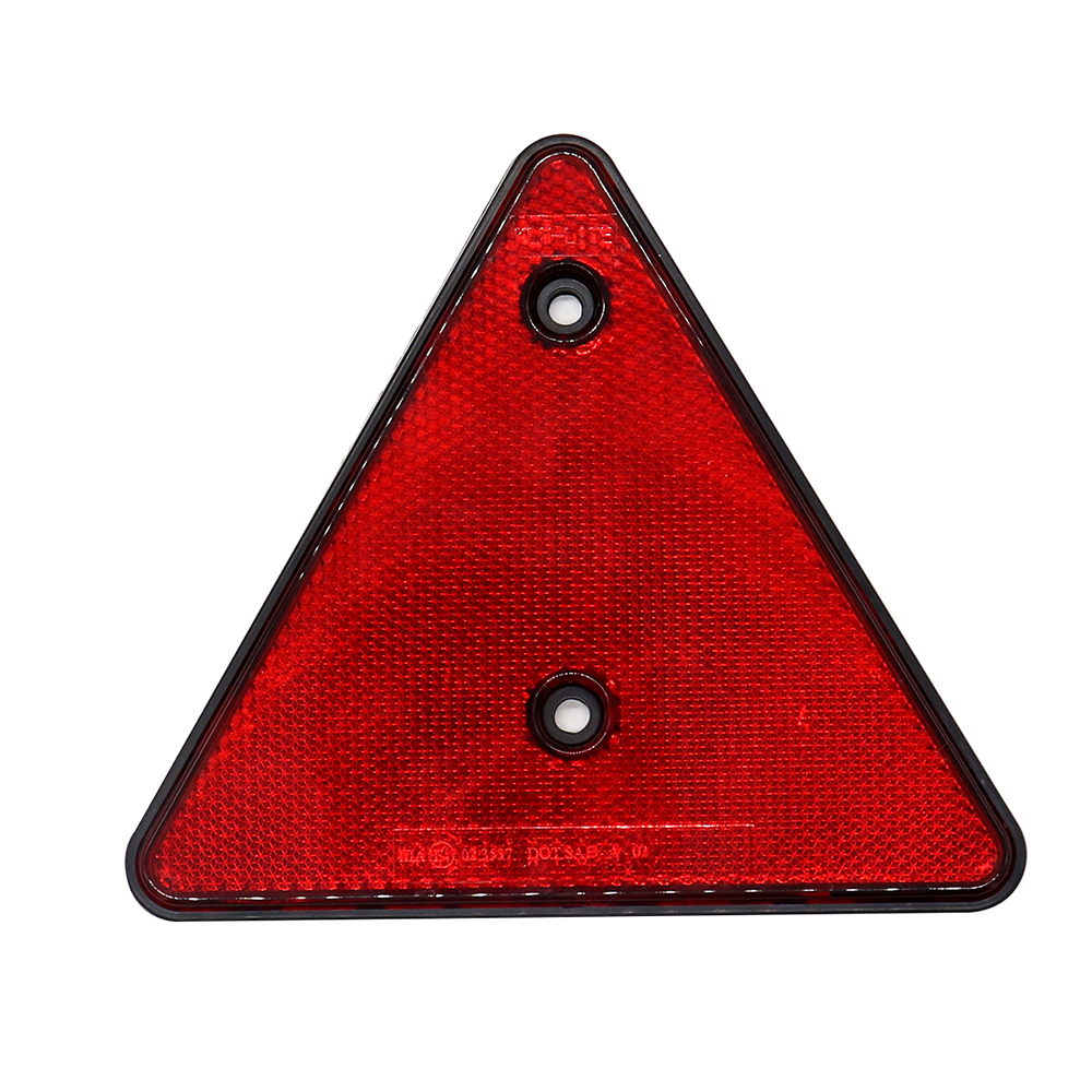 Triangle Warning Reflector Alerts Safety Plate Rear Light Trailer Fire Truck Car Light Reflector for Trailer Truck Bus