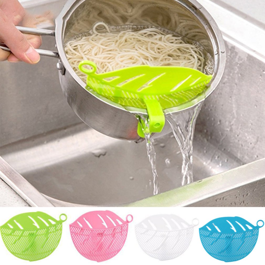 Leaf-Shaped Meter Washer Drain Board Fruit And Vegetable Noodle Plastic Filter Block Buckle Type Leaf Shape Drain Board