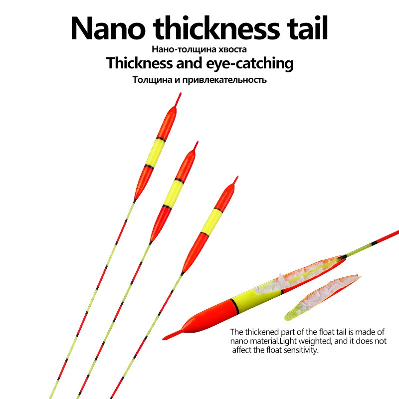 The Floating Old Man Floating Myopia Eye-catching Bold Tail Floating Fishing Buoy Crucian Carp Large Fishing Gear Supplies