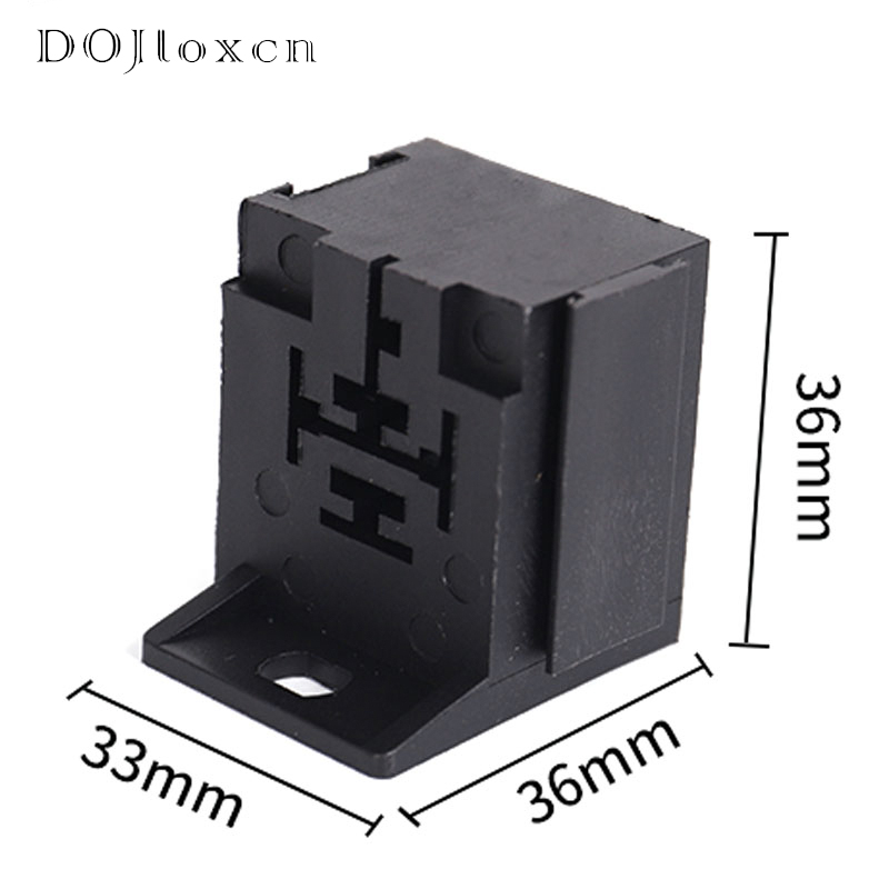 1/5/10/Sets 5 Pin Poles Automotive Relay Base Holder Socket With Mounting Bracket For Relays 3334485008 DJJ7054Y-6.3-21