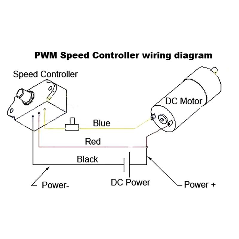 Dc 6-36V 12V24V36V 15A Motor Speed Control Regulator Pwm Motor Speed Controller