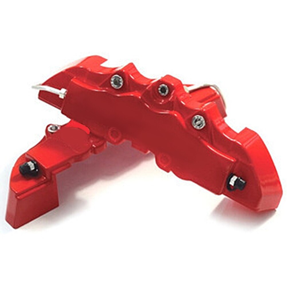 ABS Endless Brake Caliper Cover Front Rear Brake Pliers Caliper Cover Decoration Cover For Wheel: Red