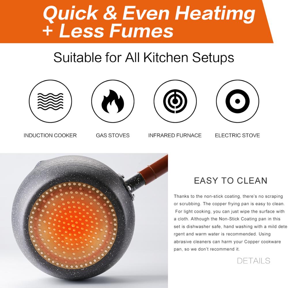 nostick saucepan,saucepan nonstick,Multipurpose Pot,Saucepan with Glass Lid Solid Wood Handle Nonstick Saucepan