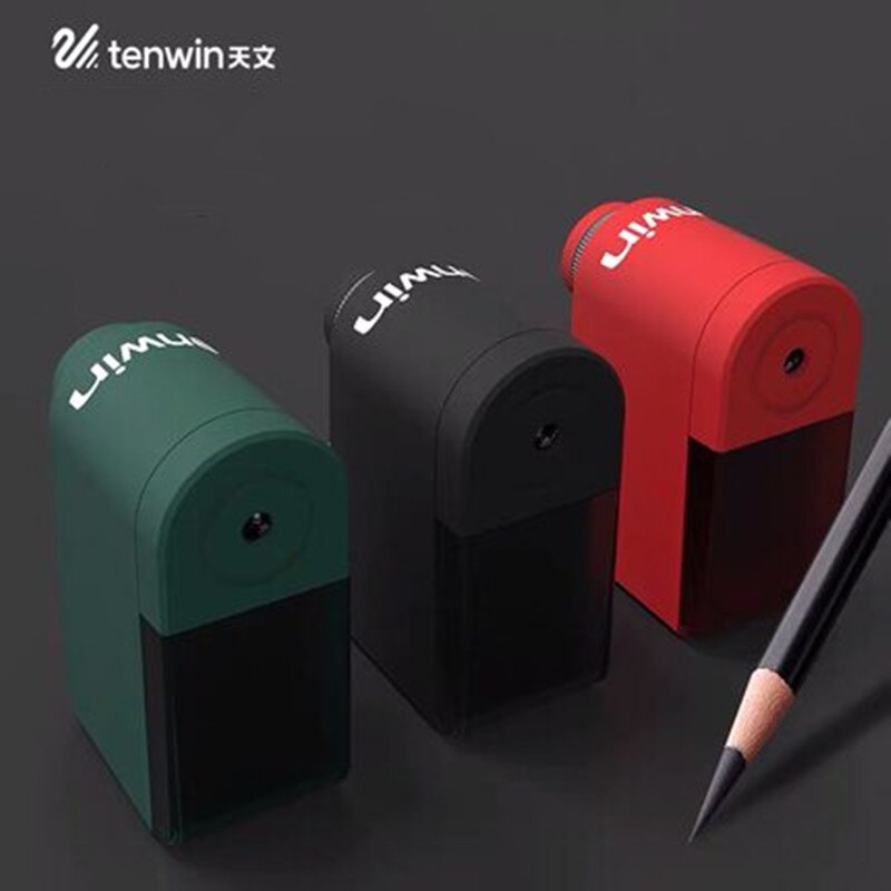 generation Tenwen sketch special hand-shaking pencil sharpener Students portable art charcoal pencil sharpener