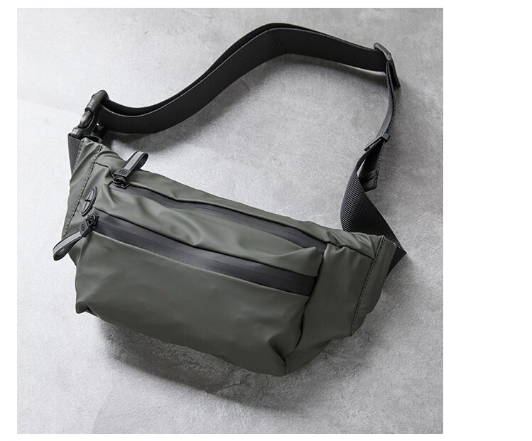 Waterproof Men Waist Bag Fanny Pack Running Chest Bag Unisex Sling Crossbody Bag Casual Hip Belt Bag Women Waist Packs