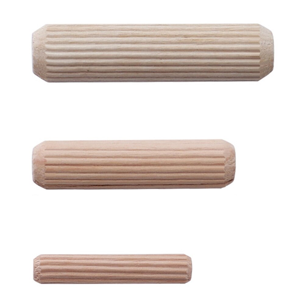 100 Uds perno de aguja de madera pasadores redondo balsa corcho sarga clavos de madera cuña conector de eje de madera
