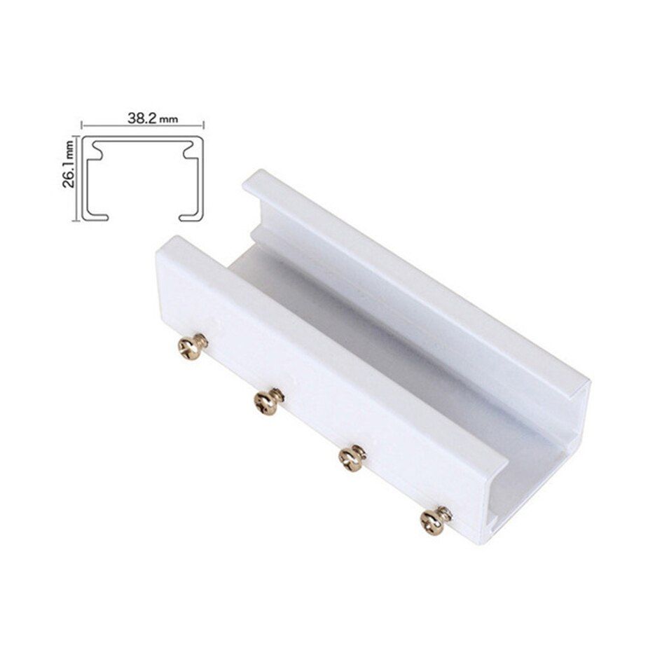2pc dooya-s spårkoppling, spårpassning, vikgardin, kopplingsskena, aluminiumkoppling, för dooya/xiaomi/french shangfei spår