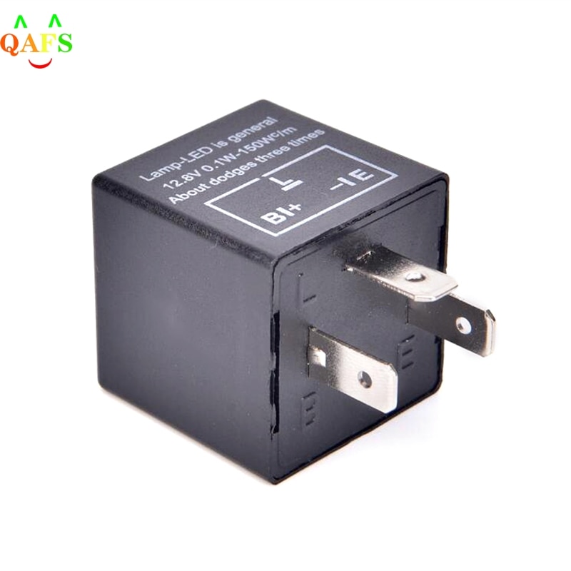 1 pc 12v 3- -pin led justerbar bilblitzrelæ til blinklys  cf13