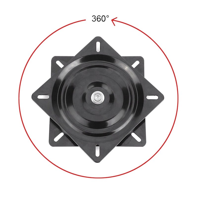 7 inch Bar Stool Swivel Plate Replacement, Square Swivel Mechanism for Recliner Chair Or Furniture - Ball Bearing Swivel Boat Se