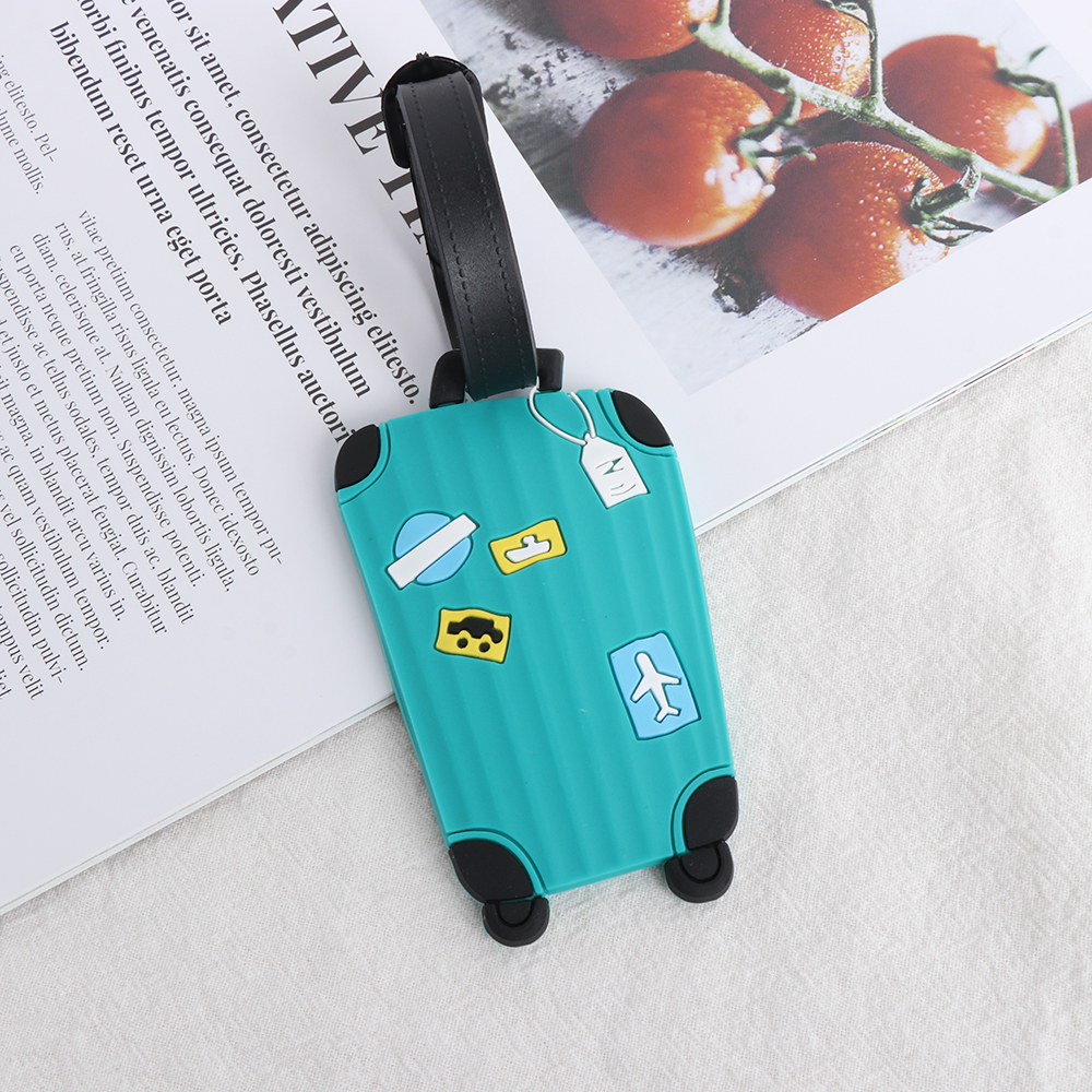 1PC Travel Accessories Luggage Tags Suitcase Label Handbag Pendant Boarding Pass Cartoon Luggage Tags Address Holder