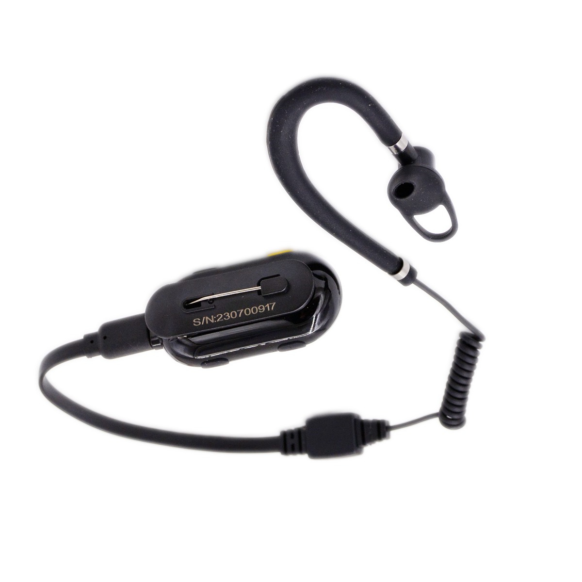 M9 Ohr hing Mini Zwei-Wege-Radio uhf 0,5 w Ohr haken Kopfhörer für Bar Hotel Salon Bank Krankenhaus drahtlose Kommunikation Walkie Talkie