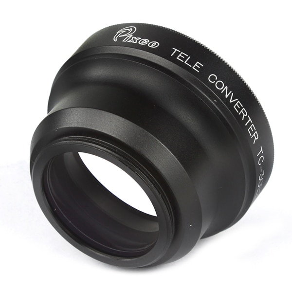 Pixco 30 Mm 2.0X Vergroting Tele Tele Converter Lens Pak Voor Camera Zwart