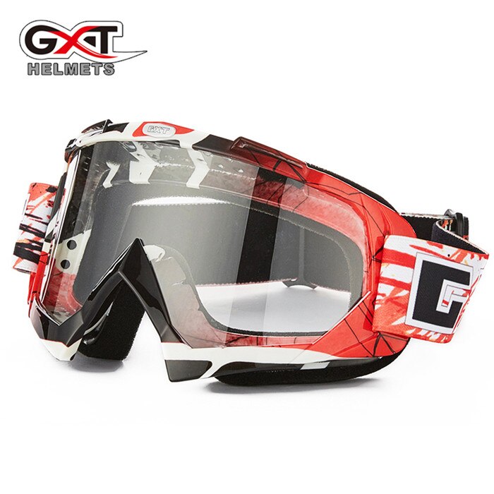 GXT Motocross goggles ATV DH downhill goggles Motorcycle Off Road Protective gear Glasses Dirt Bike Goggles: G4 Clear lens