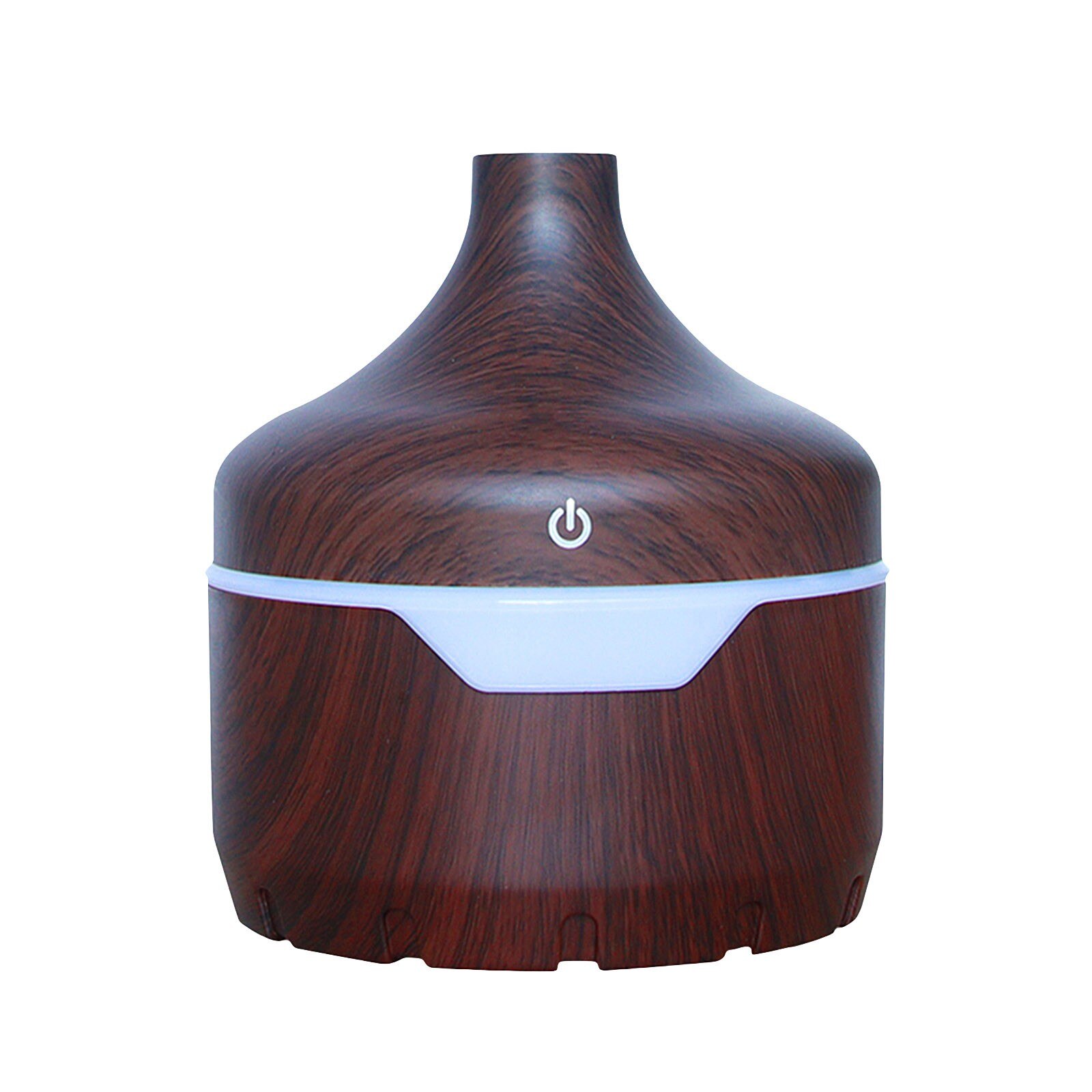 4# Portable Air Aroma Essential Oil Diffuser LED Aroma Aromatherapy Humidifier Diffuser Ultrasonic Cool Mist Purifier Home: Brown