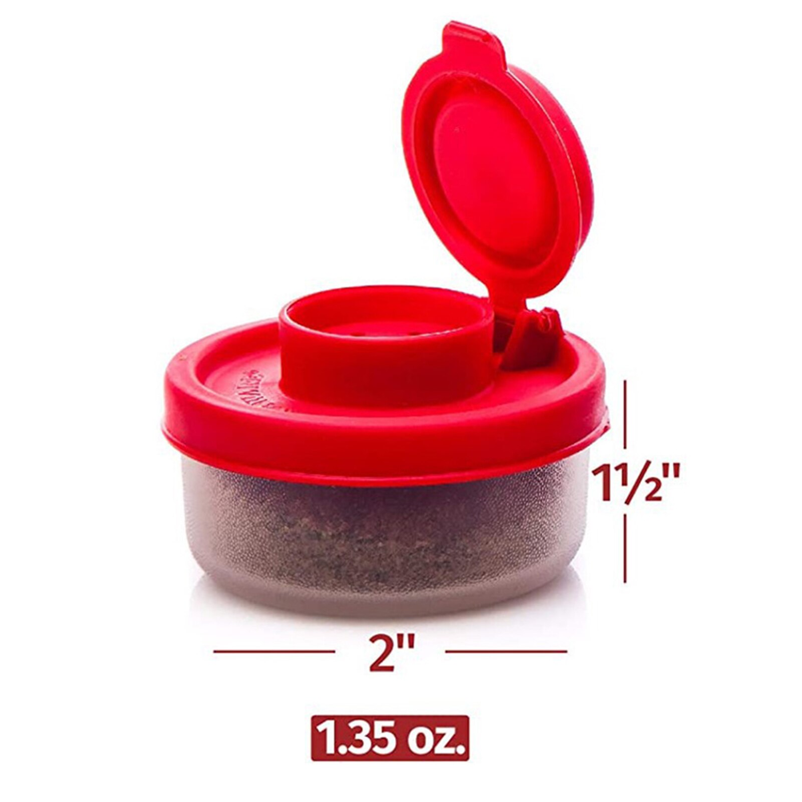 Pepper Shakers Moisture Proof Small Mini Pepper Shaker To Go Camping Picnic Outdoors Kitchen Lunch Boxes Herb Travel Accessories: S