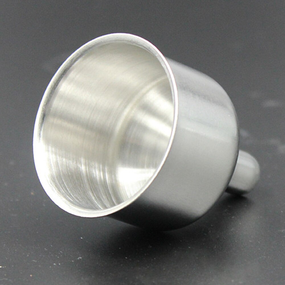 Stainless Steel Wine Funnel Hip Flask Funnel Small Stainless Steel 38mm Funnel Mini Flagon Funnel Kitchen Bar Tool