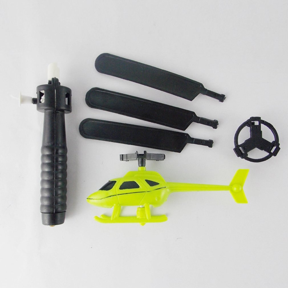 3Pcs Pull Lijn Vliegende Vliegtuig Kinderen Pull Lijn Kleine Vliegtuig Creatieve Diy Speelgoed Plastic Pull Lijn Vliegtuigen