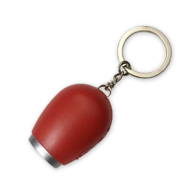 Mini Projectie Klok Draagbare Led Digitale Klokken Met Tijd Projectie Zaklamp Nachtlampje Projector Klok Met Sleutelhangers: Red