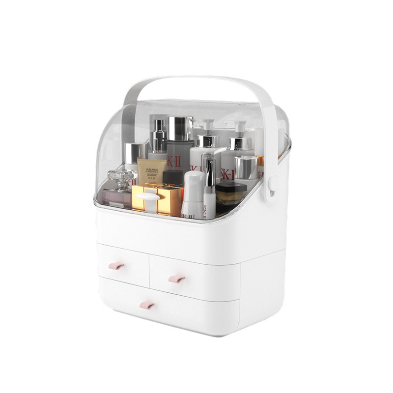 Box Make-Up Organizer Voor Cosmetica Grote Capaciteit Met Deksel Houder Sieraden Waterdicht En Stofdicht Yoro