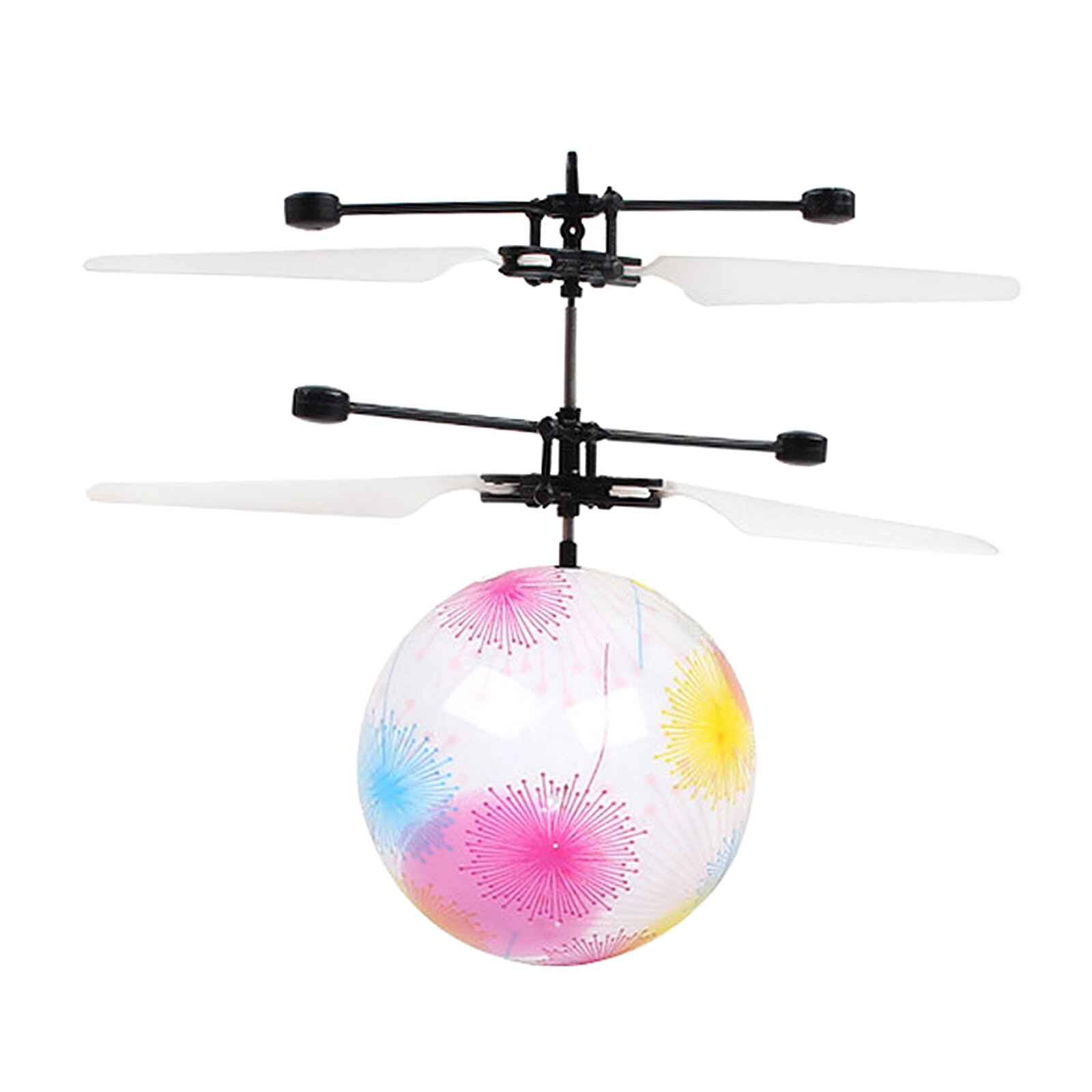 Vliegende Helikopter Bal Infrarood Inductie Flash Disco Kleurrijke Led Kids Fly Speelgoed