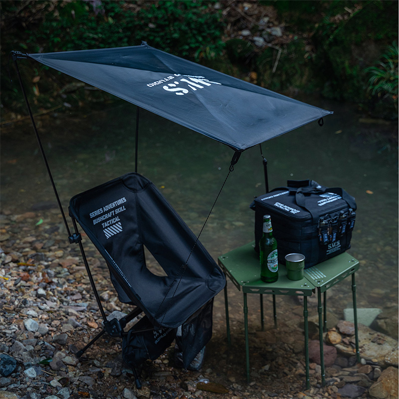 WELLHIKE Sommer Sonnenschirm Markise Mond Stuhl Camping Strand Angeln Camping Leichter Klappstuhl Freizeit Rückenlehne Stuhl