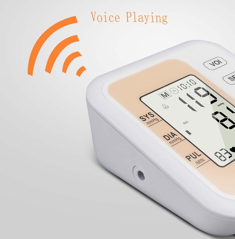 Automatic Digital Upper Arm Blood Pressure Monitor Heart Beat Rate Pulse Meter Tonometer Sphygmomanometers pulsometer for home