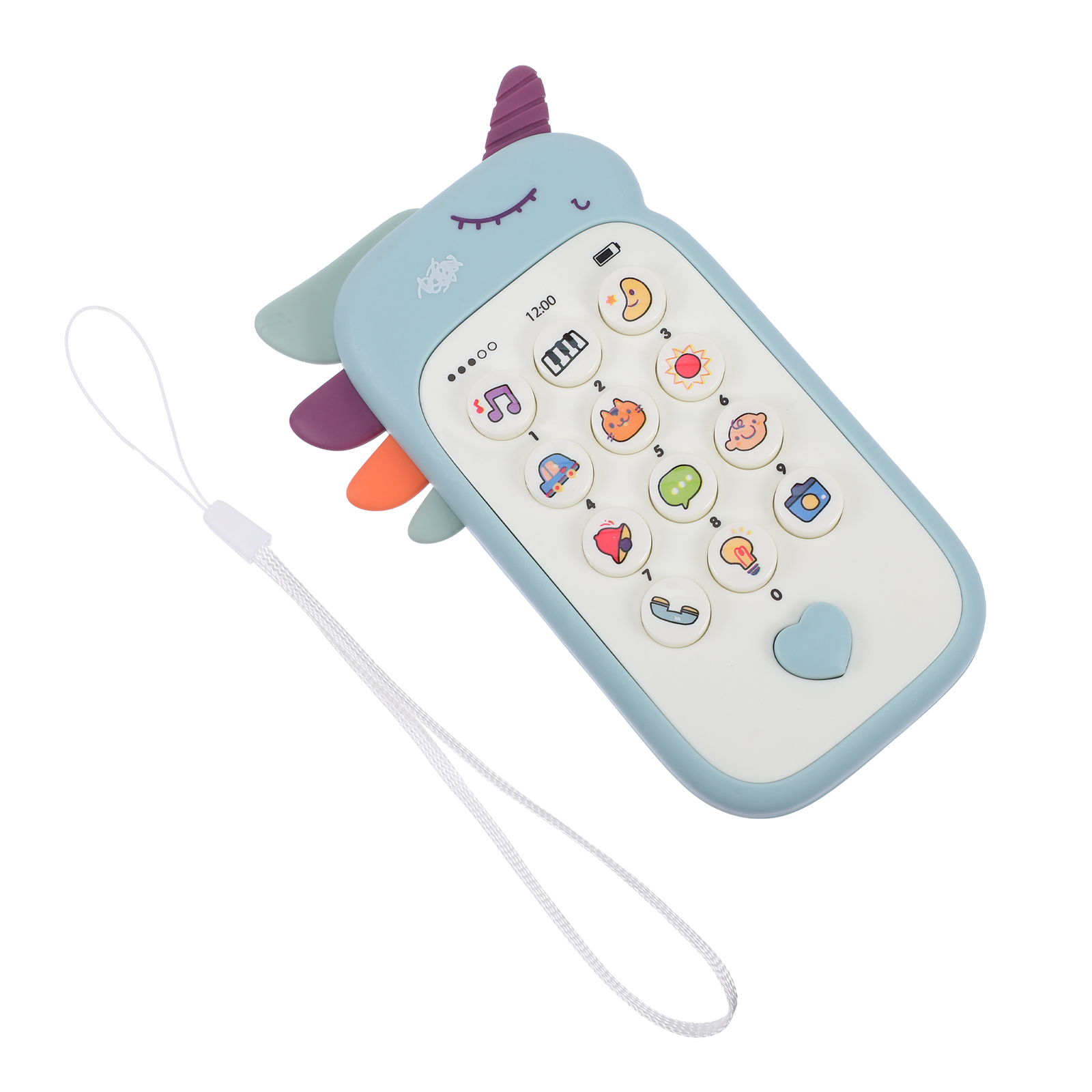 Verschleißfestes praktisch, interessantes babyhandy, haushaltsaccessoire für babys und kleinkinder: Blau 14 x 7.5 x 2cm