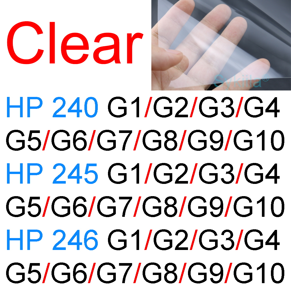 Pellicola salvaschermo per HP 240 G10 245 G9 246 G8 250 G9 255 G8 256 G7 470 G10 G6 G5 G4 G3 G2 Pellicola pelle HD opaca satinata essenziale: Grigio scuro