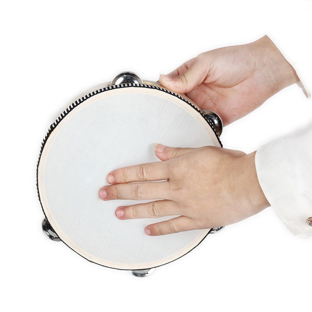 8pcs/set Maracas Castanets Handbells Harmonica Tambourine Musical Toys Percussion Instrument Band Rhythm Kit for Children Kid