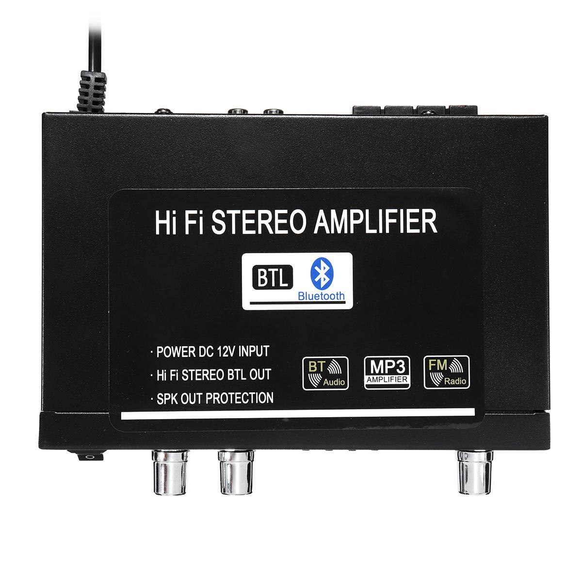 Lcd Display Hifi Audio Stereo Eindversterker Bluetooth Fm Radio Auto Thuis Afstandsbediening