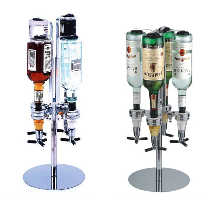 Drink Dispenser Stainless Steel Wall Mount Stand Drinks Optics Bar Butler Spirits Party Bar Kitchen Gadgets