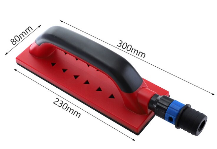 1pc 10 " schuurblok handstofafzuiging schuur slijp sponsblok stofvrij 80mm 230mm" stofvrij blok schuurgereedschap