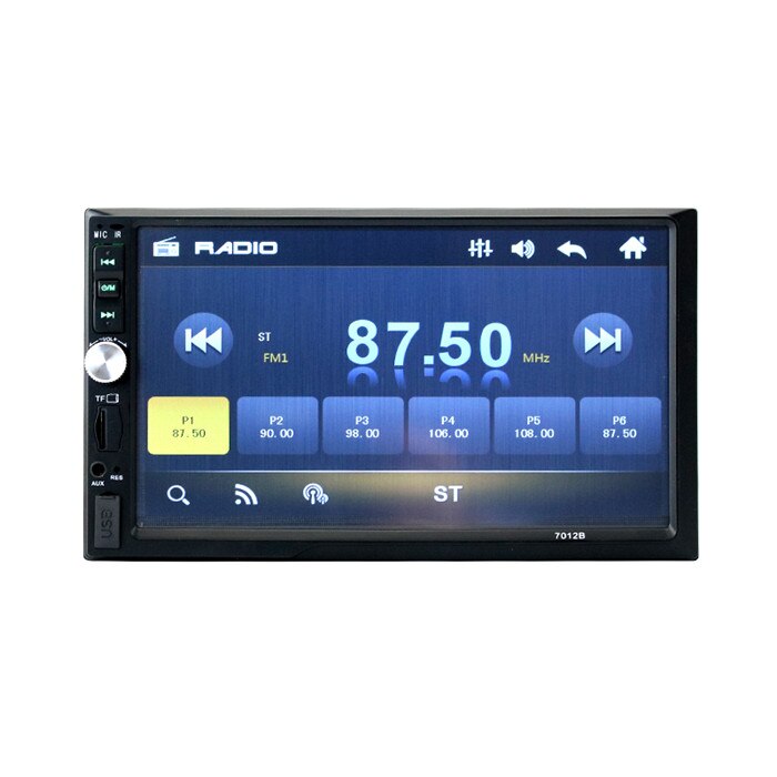 Bluetooth 2 din 7 tommers bilradio spiller bil  mp5 spiller bil dvd spiller: Uten kamera