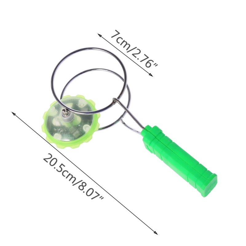 Magnetic Gyro Wheel Magic Spinning LED Colorful Light Gyro YoYo Toys Kids Birthday Children Classic Toy